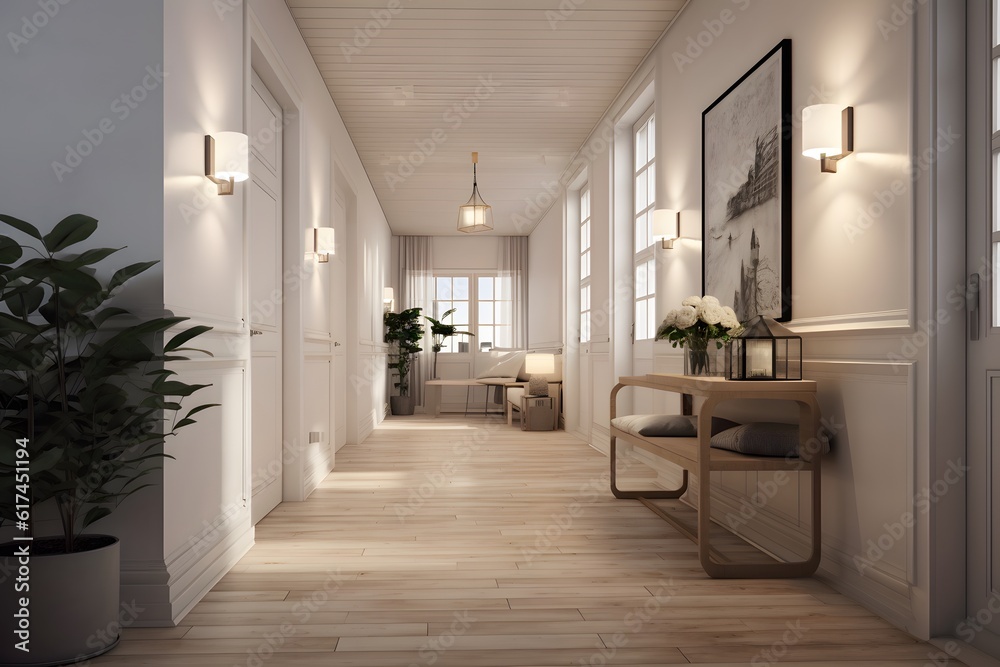 Obraz premium corridor in hotel