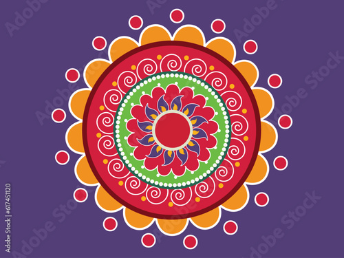 abstract spiritual symbol background Holi