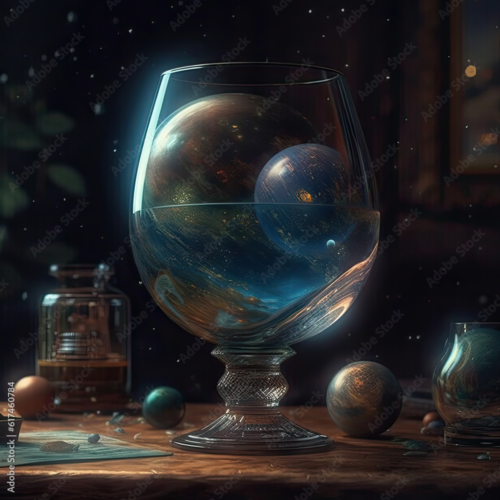 The Glass of Planets: AI-Generated The Glass of Planets: AI-Generated