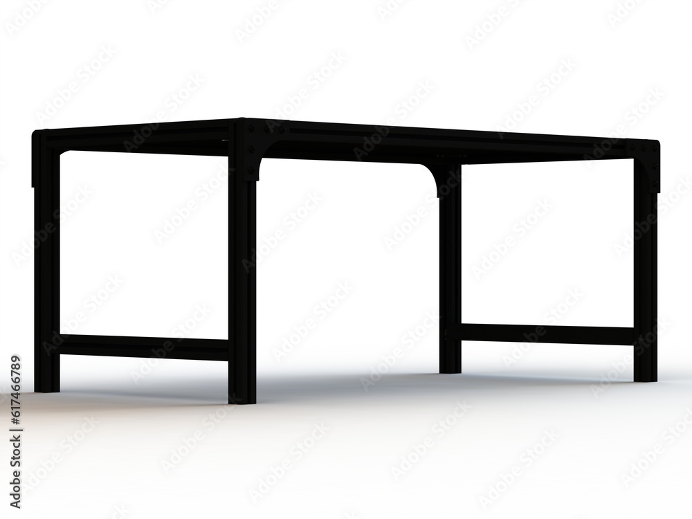 Aluminum Outdoor Modern Table 3D model