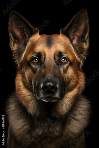 portrait of a german shepherd
