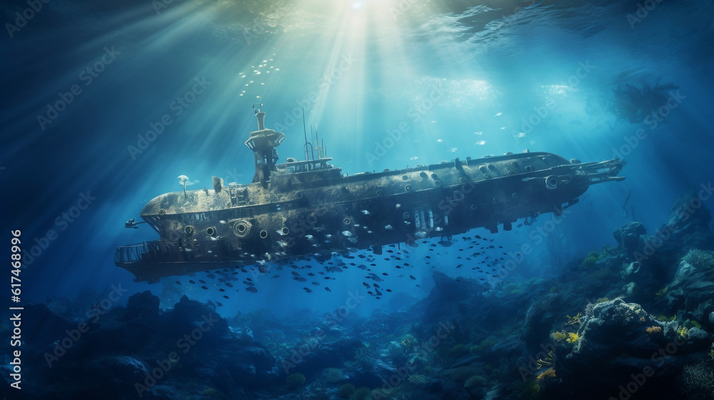 Forgotten by Time: An Old Submarine Abandoned on the Seabed Forgotten by Time: An Old Submarine Abandoned on the Seabed