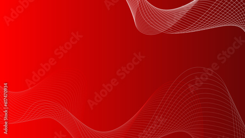abstract red wave background
