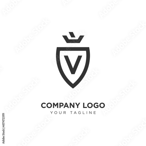 Free Download Modern and Creative Logo For Company Industry with Shield symbol and Letter Initials - GFXLoad