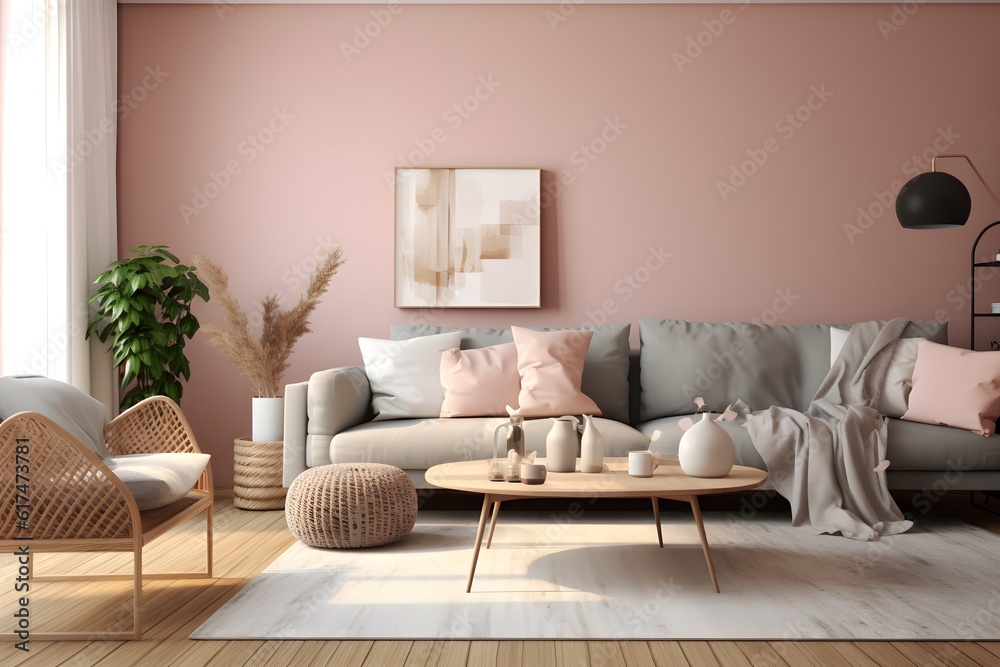 Fototapeta premium living room interior
