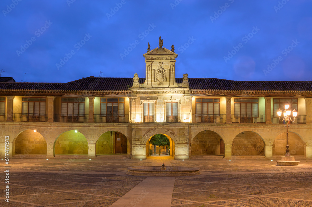 Santo Domingo de la Calzada Town Hall Building in the Rioja Region of Spain