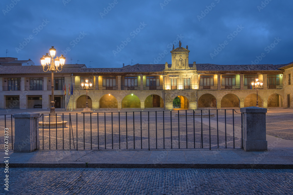 Santo Domingo de la Calzada Town Hall Building in the Rioja Region of Spain