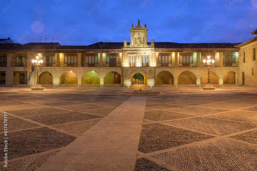 Santo Domingo de la Calzada Town Hall Building in the Rioja Region of Spain