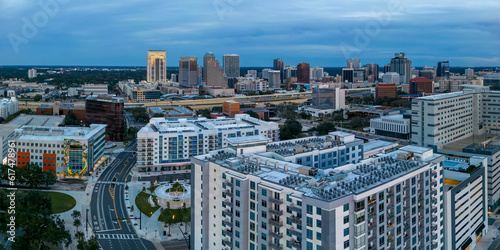 Central business district in Orlando city, is the 23rd largest metropolitan area in the United States of America. photo