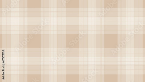 Beige and white plaid fabric texture