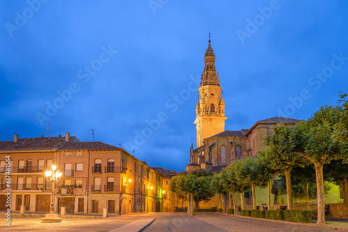 Views of the Cathedral of Santo Domingo de La Calzada in La Rioja, Spain