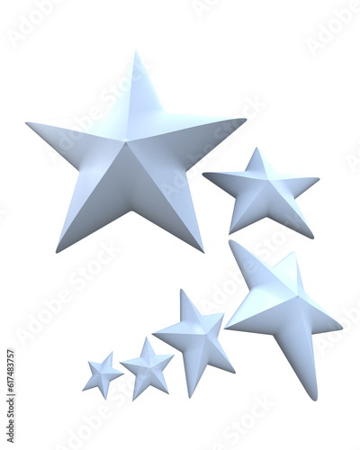 Fototapeta Naklejka Na Ścianę i Meble -  White stars on a blue background