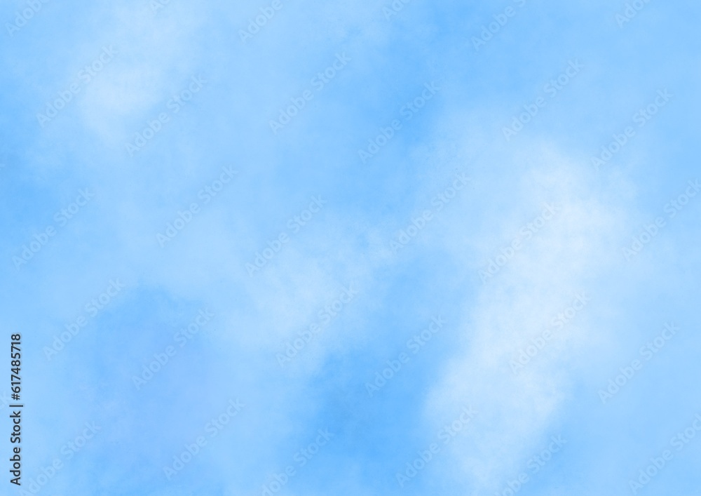 blue illustrated sky background