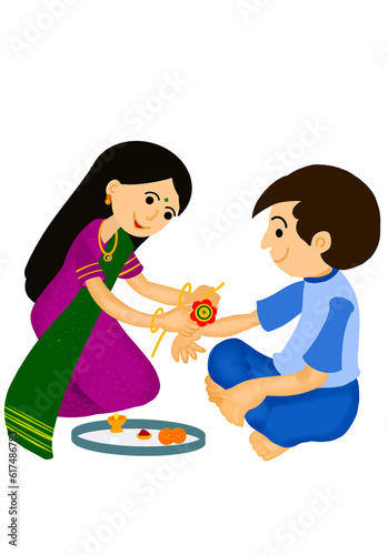 Sister and Brother Rakhi