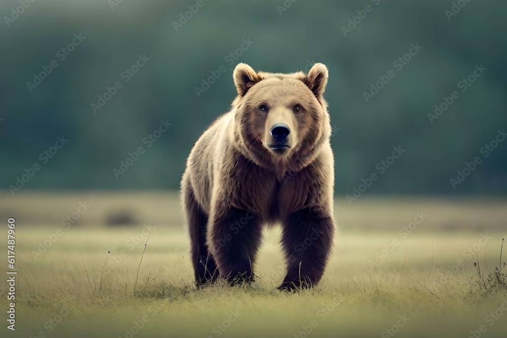 Obraz premium brown bear cub