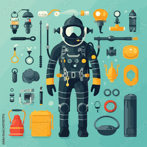scuba diving equipments