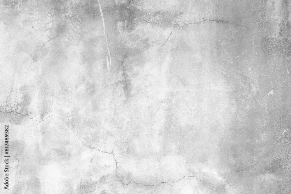 Naklejka premium Old wall texture cement dirty gray with black background abstract grey and silver color design are light with white background.