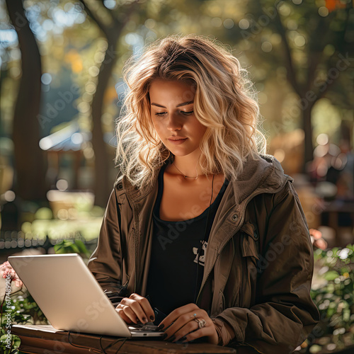 Social Media, Person on Social Media, City Living, Tablet, iphone, AI Generated