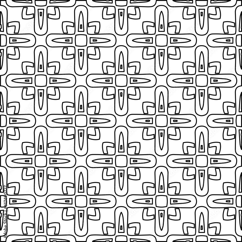 Black and white pattern with abstract shapes. Abstract background. Patterns of the lines. Black and white pattern with abstract shapes. Abstract background. Patterns of the lines.