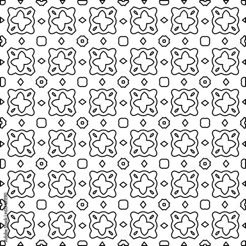 Black and white pattern with abstract shapes. Abstract background. Patterns of the lines. © t2k4