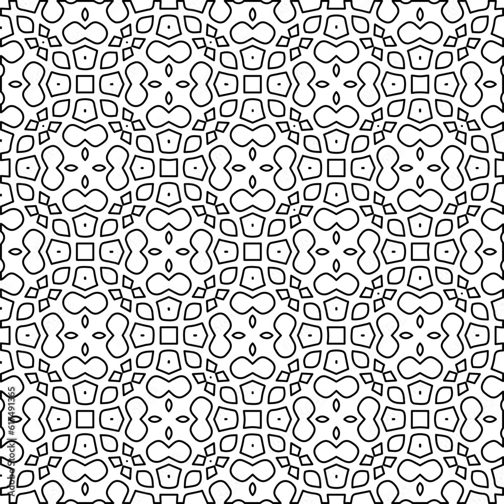 Black and white pattern with abstract shapes. Abstract background. Patterns of the lines. Black and white pattern with abstract shapes. Abstract background. Patterns of the lines.