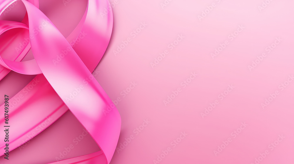Soft pink background with ribbon Soft pink background with ribbon