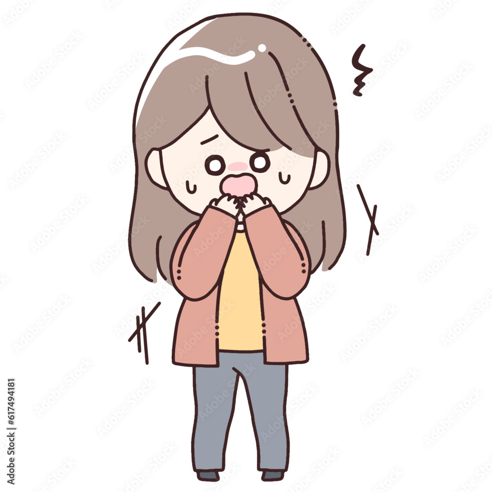 驚く女性 驚く女性