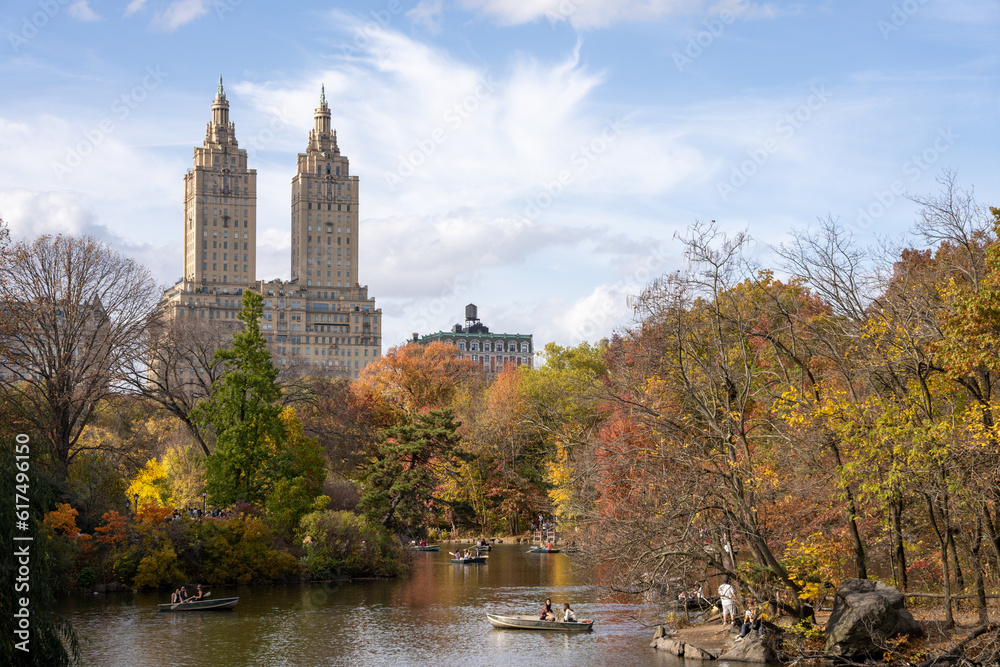 autumn landscape in Central Park