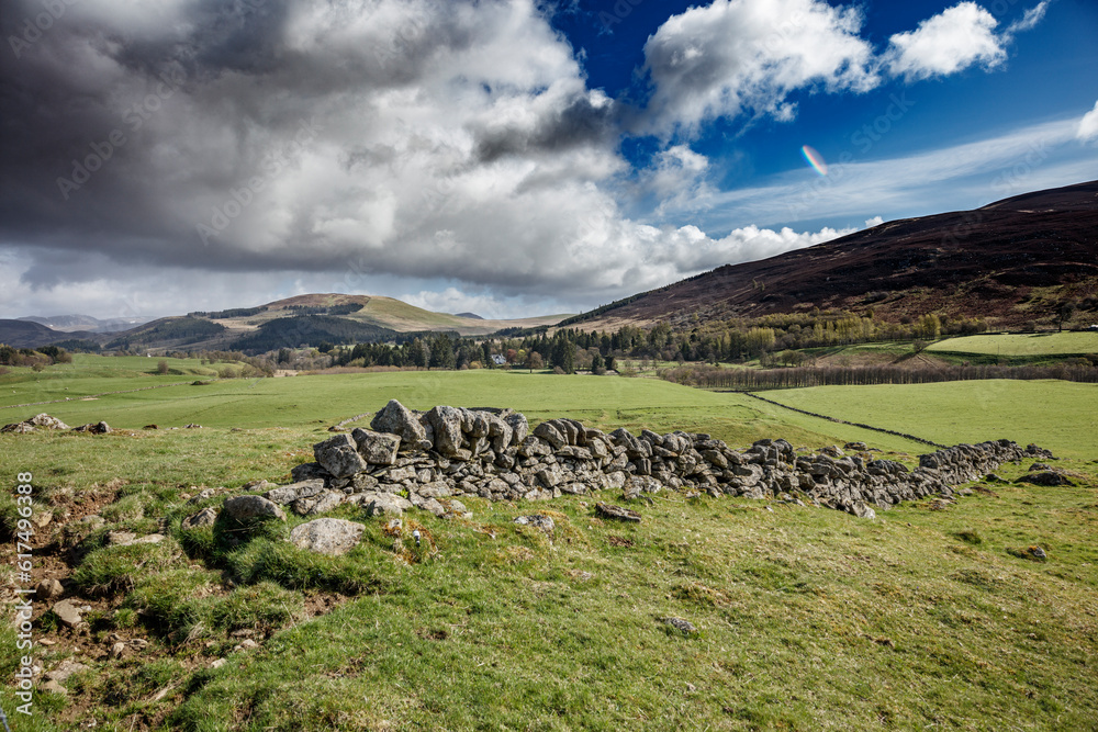 Scottish landscape in summer