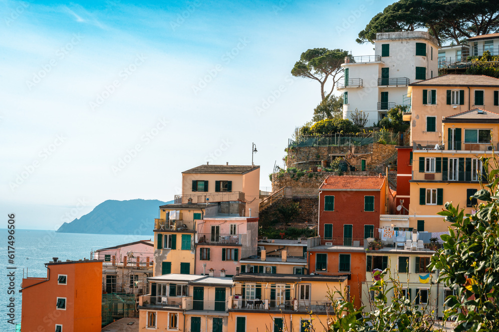 Beautiful Architecture of Riomaggiore, Cinque Terre, Italy