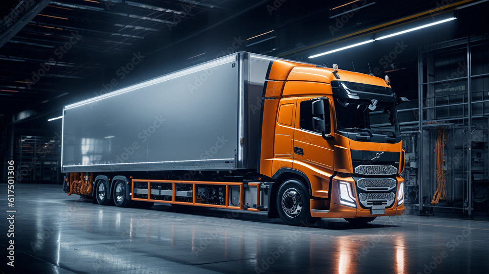  Truck in the style of Vanderlande Industries concept ai