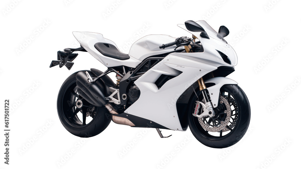 Motorcycle isolated on white background png cutout Motorcycle isolated on white background png cutout