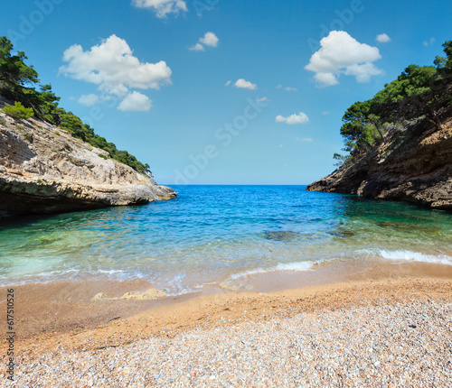 Summer Baia della Pergola beach, Puglia, Italy © wildman
