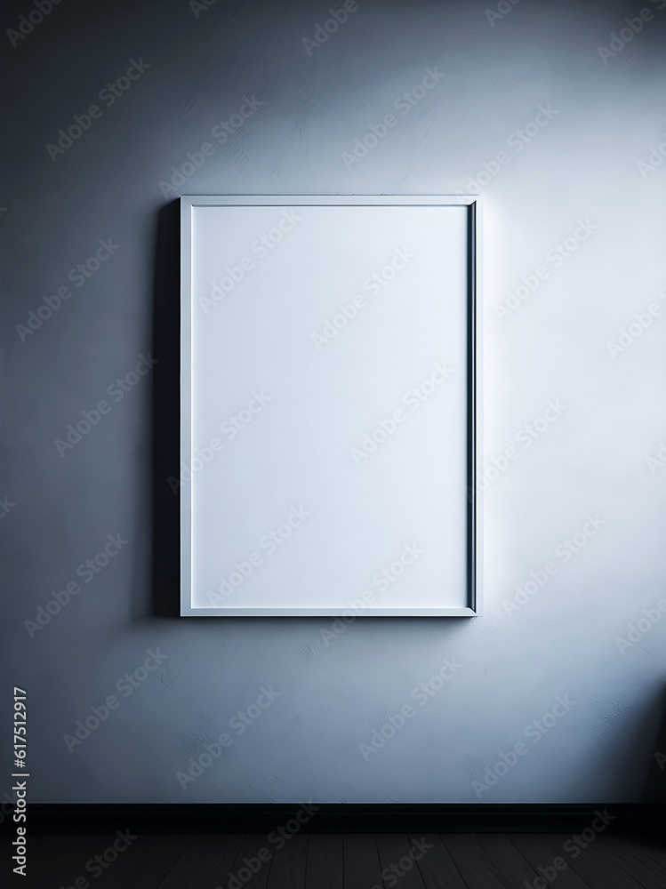 The interior of the room in loft style. A loft-style wall with a vertical frame. Generative AI The interior of the room in loft style. A loft-style wall with a vertical frame. Generative AI