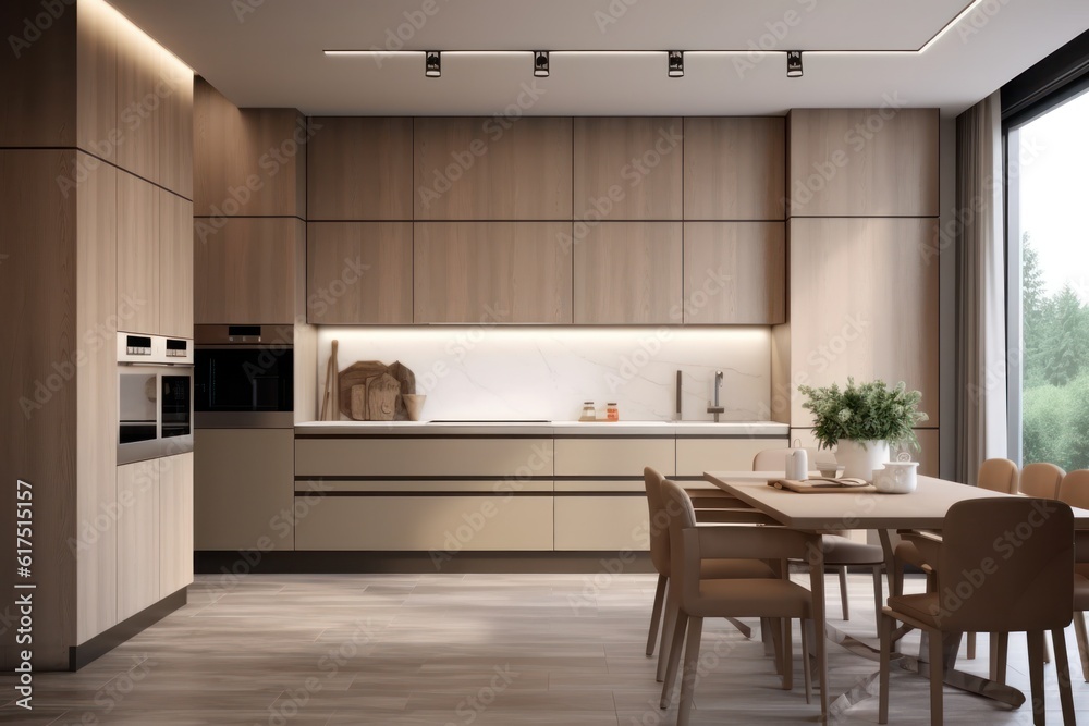 Details of a Glamorous, State-of-the-Art Kitchen with Custom Lighting ...