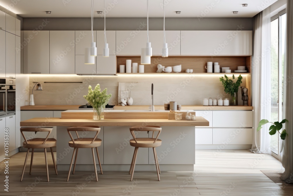 Details of a Glamorous Kitchen with Gold Accents, Marble Countertops ...