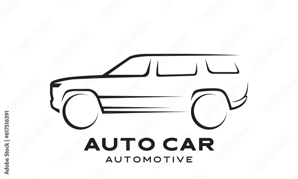 Vector car logo design template illustration Vector car logo design template illustration