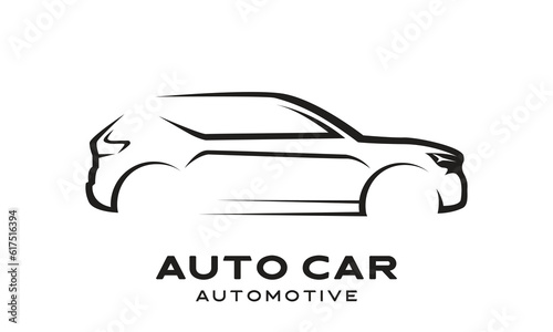 Vector car logo design template illustration