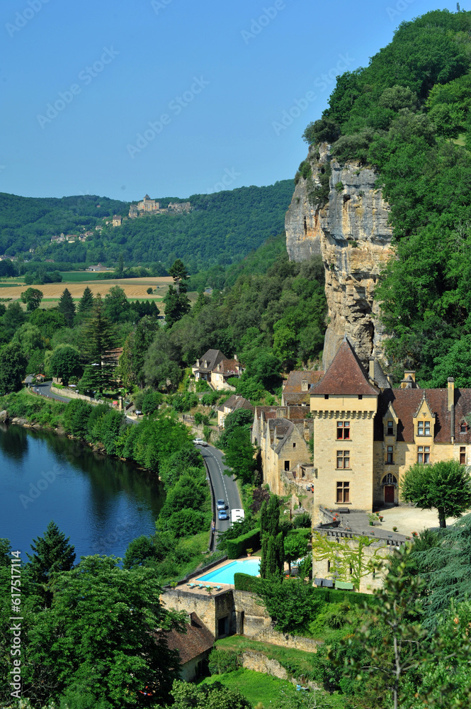 La Roque-Gageac in der Dordogne in Frankreich