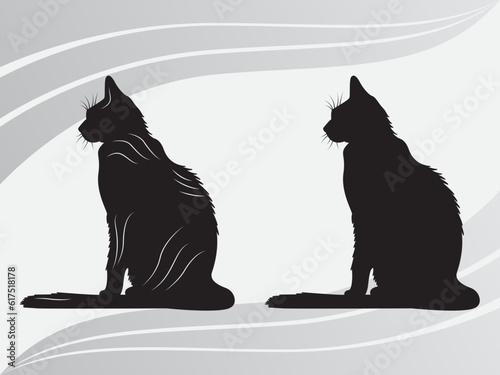 Cat, Kitty, Cat Svg, Cat Silhouette, Cat Svg Bundle, Black Cat Svg, Cut Cutting Files, Pet Clipart

