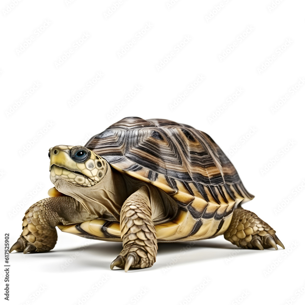 Obraz premium turtle, full body, isolated on white background