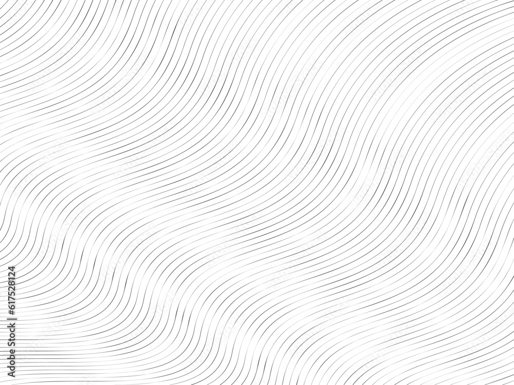 Black color twisted lines abstract background