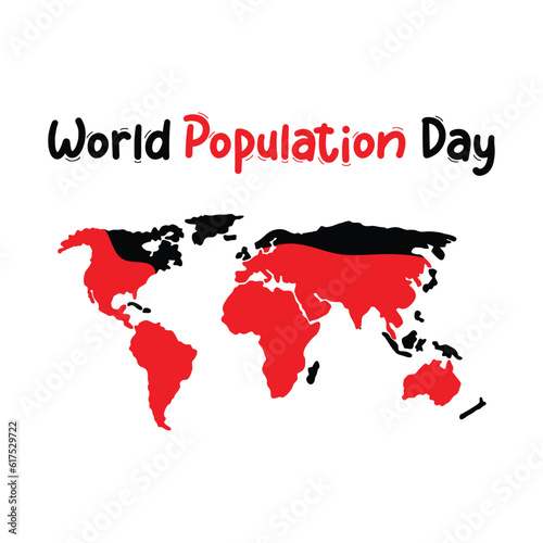 people icons and world population day banner and template design 11 july and population banner 