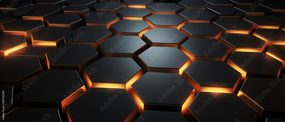 black metalic background with hexagon pattern black metalic background with hexagon pattern