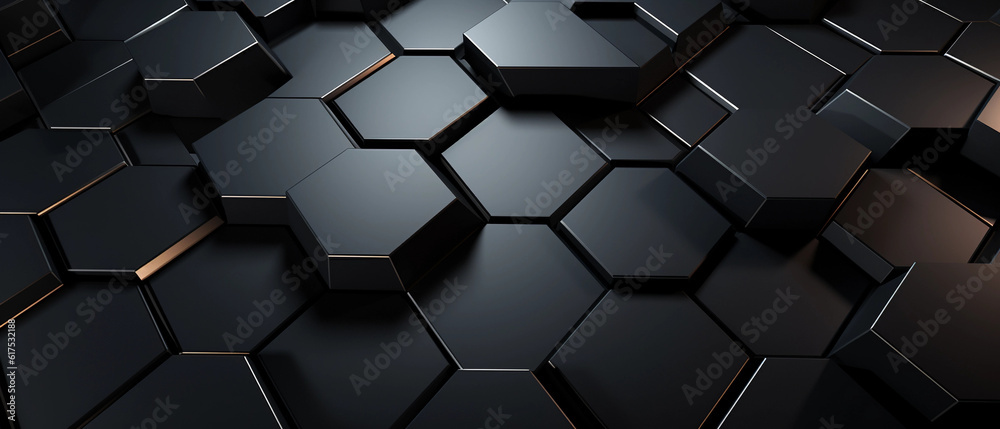 black metalic background with hexagon pattern black metalic background with hexagon pattern
