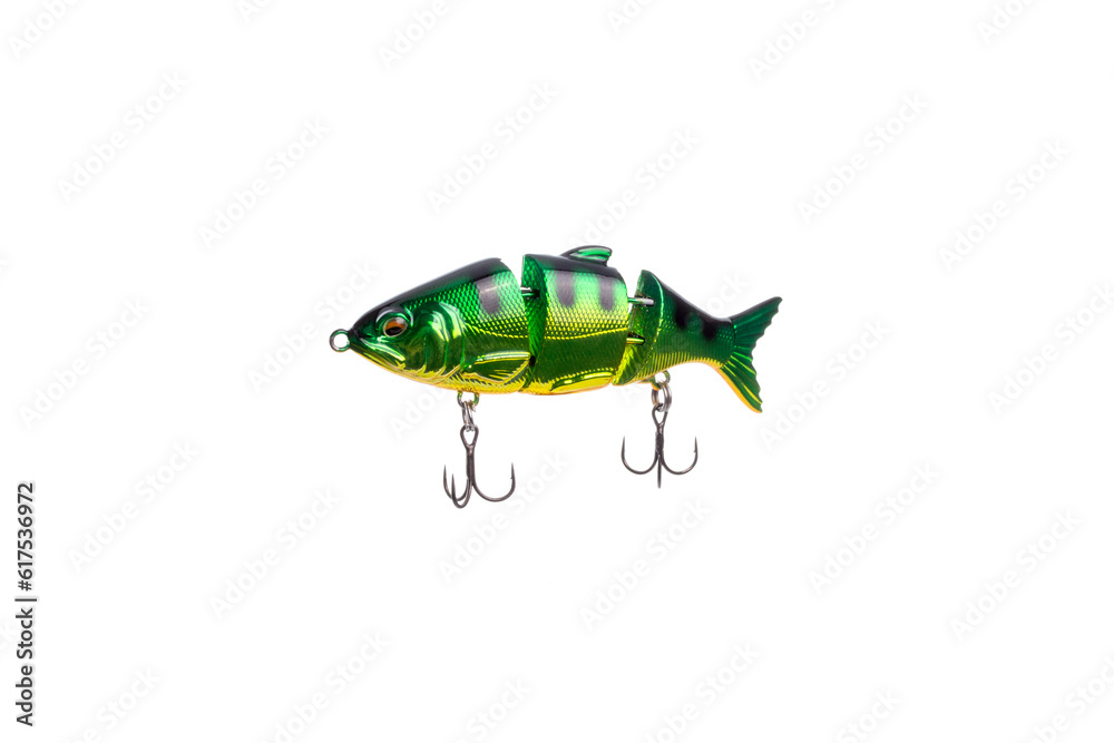 Hard bait for catching predatory fish equipped with triple hooks Hard bait for catching predatory fish equipped with triple hooks
