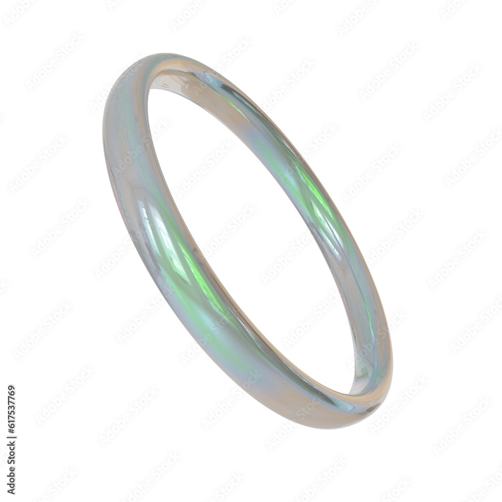 Holographic Circle. Realistic 3D Render. Cut Out. Holographic Circle. Realistic 3D Render. Cut Out.