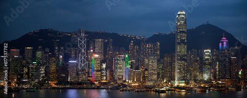 Hong Kong Island by night © BreizhAtao