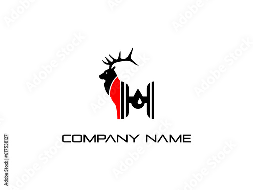 H letter modern logo and branding animal logo design . Perfect logo for business related to industry. creative style logo design vector.