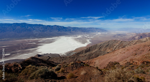 dante's view in death valley national park, california, usa